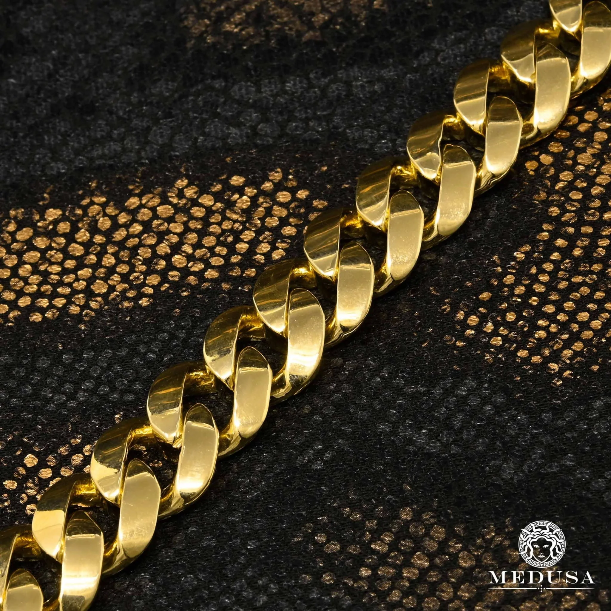 13.5mm Solid Cuban Bracelet - Image 3
