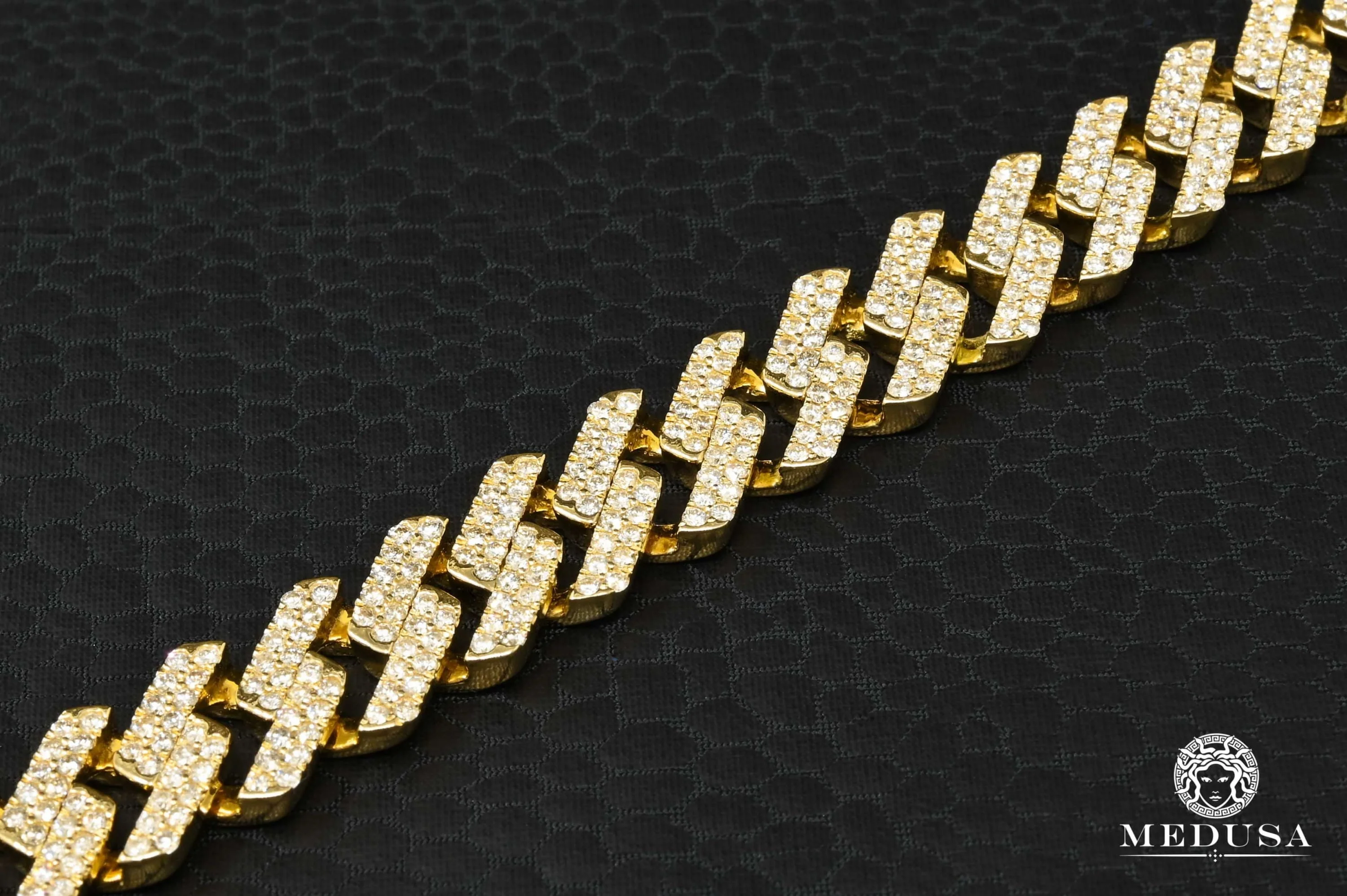 13mm Cuban Prong Iced Out Bracelet  - Image 4