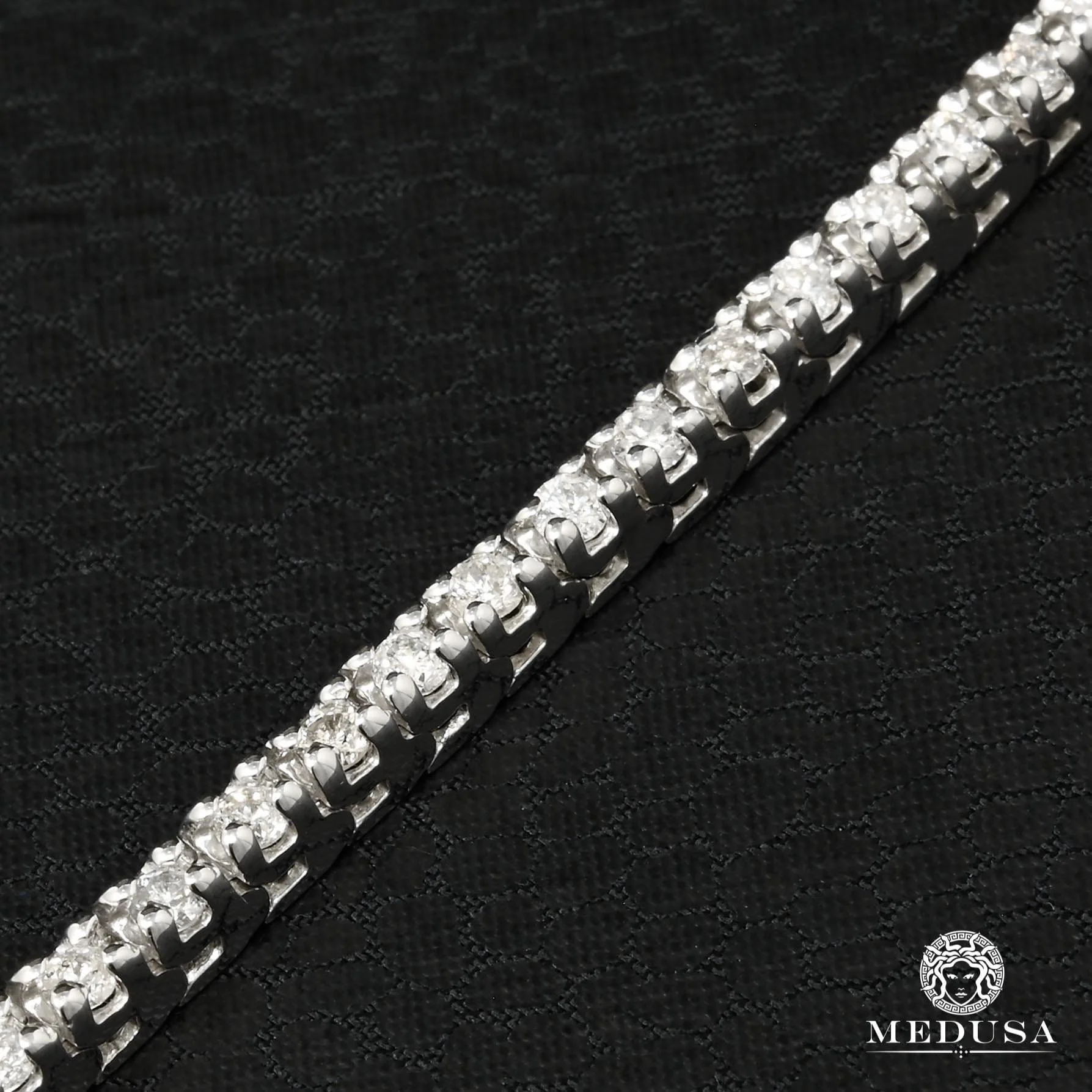 3mm Tennis White Gold  - Image 2