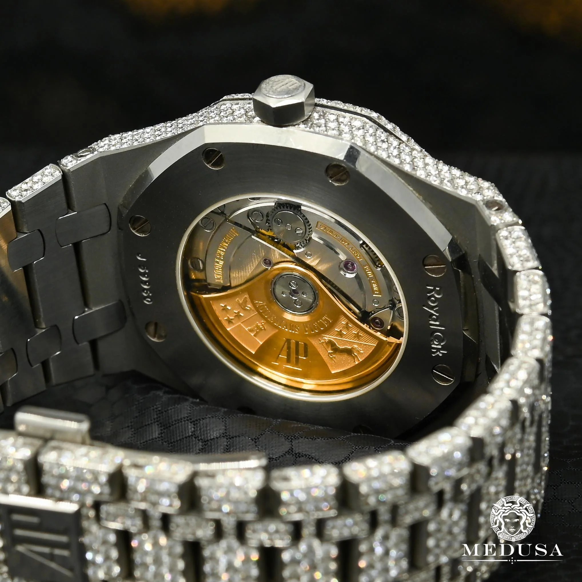 41mm Audemars Piguet Royal Oak - Fully Iced Arabic - Image 4