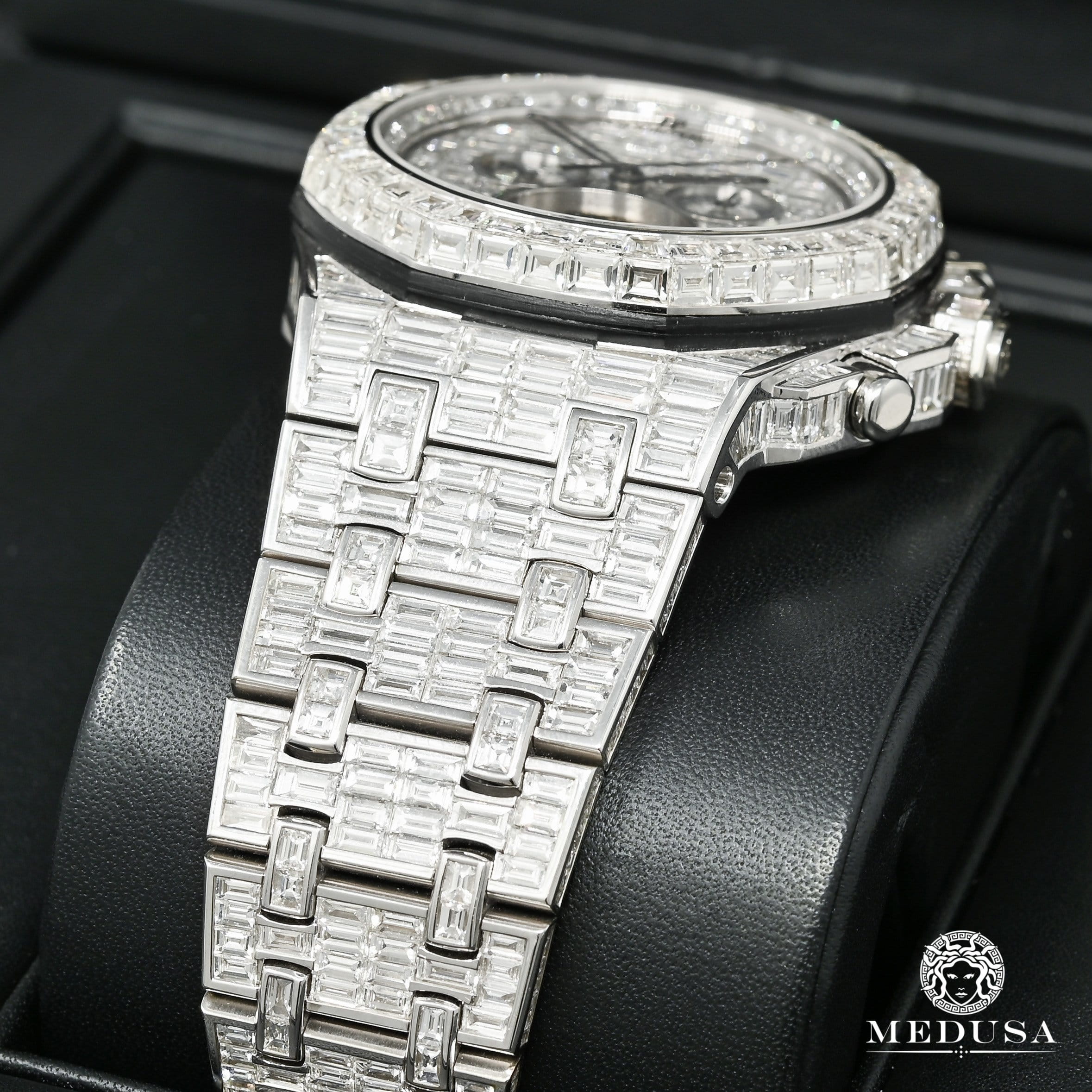 42mm Audemars Piguet Offshore Tourbillon - Fully Iced Emerald Cut - Image 4