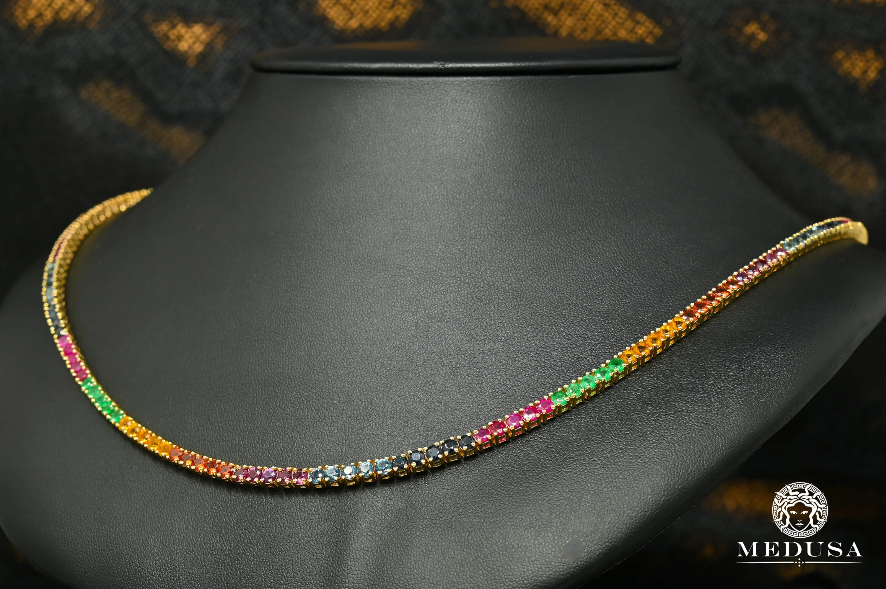 4mm Tennis Chain - Rainbow