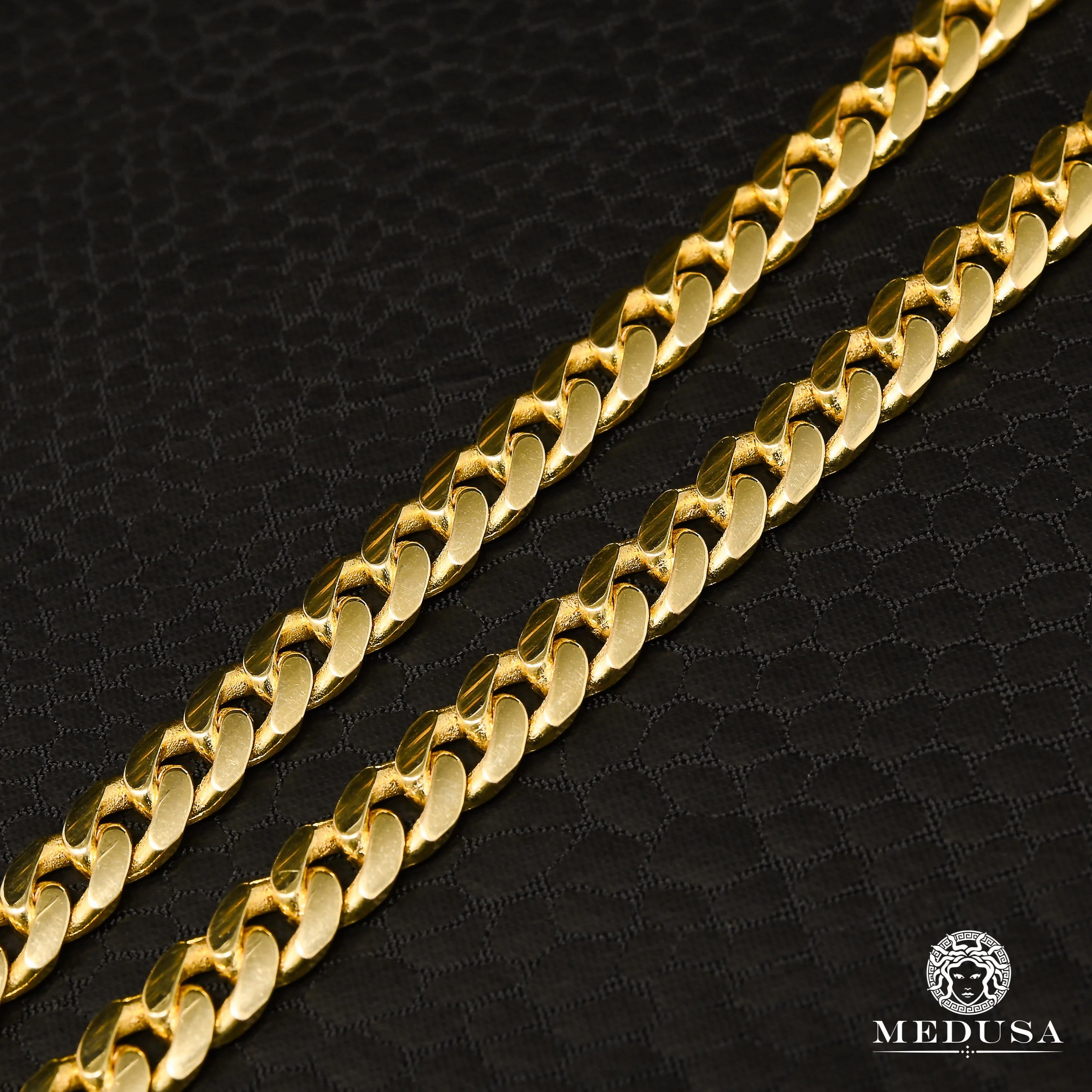 7mm Solid Cuban Link Bracelet  - Image 2