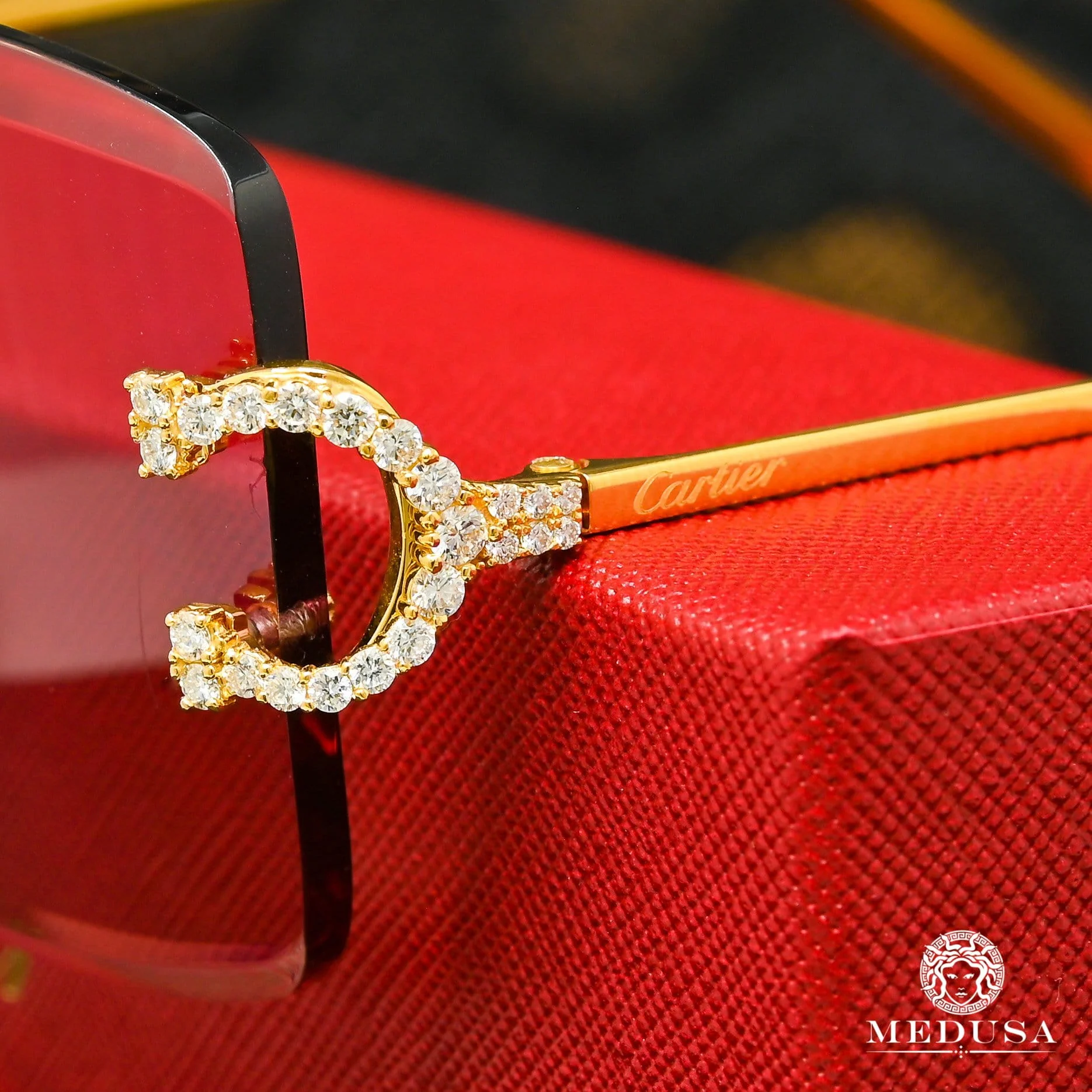 Cartier C | Gold & Red  - Image 2
