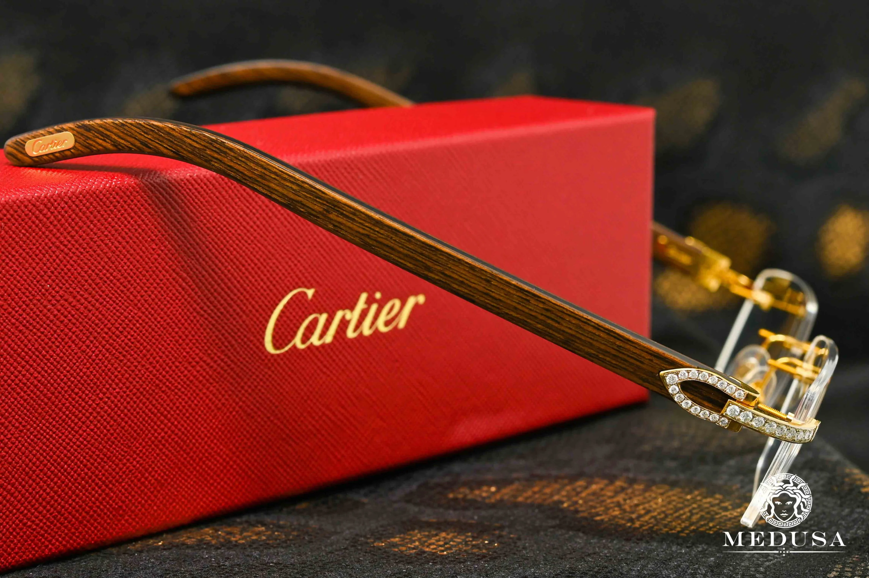 Cartier Signature C | Gold & Wood - Image 4
