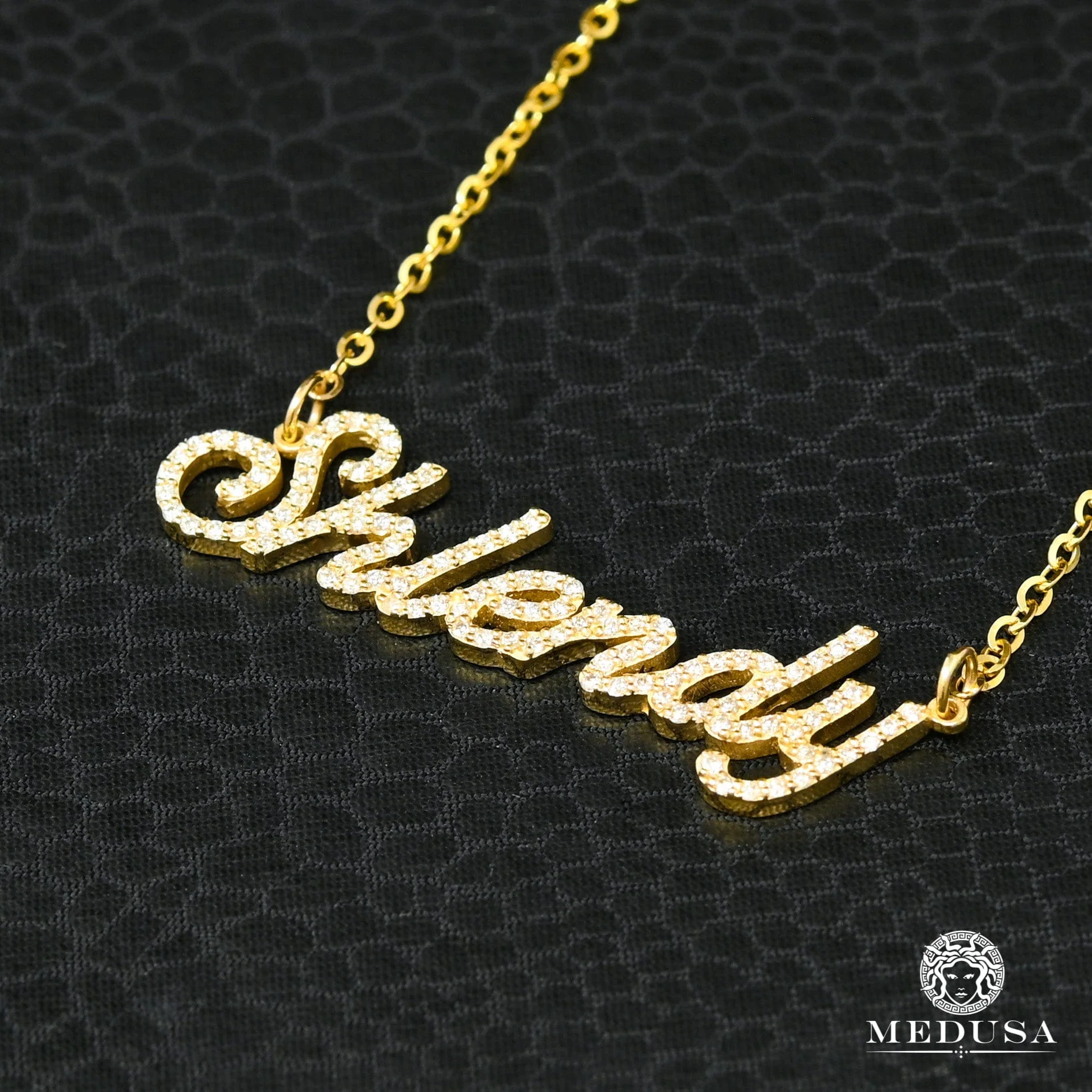 Custom Diamond Name Necklace - Image 3