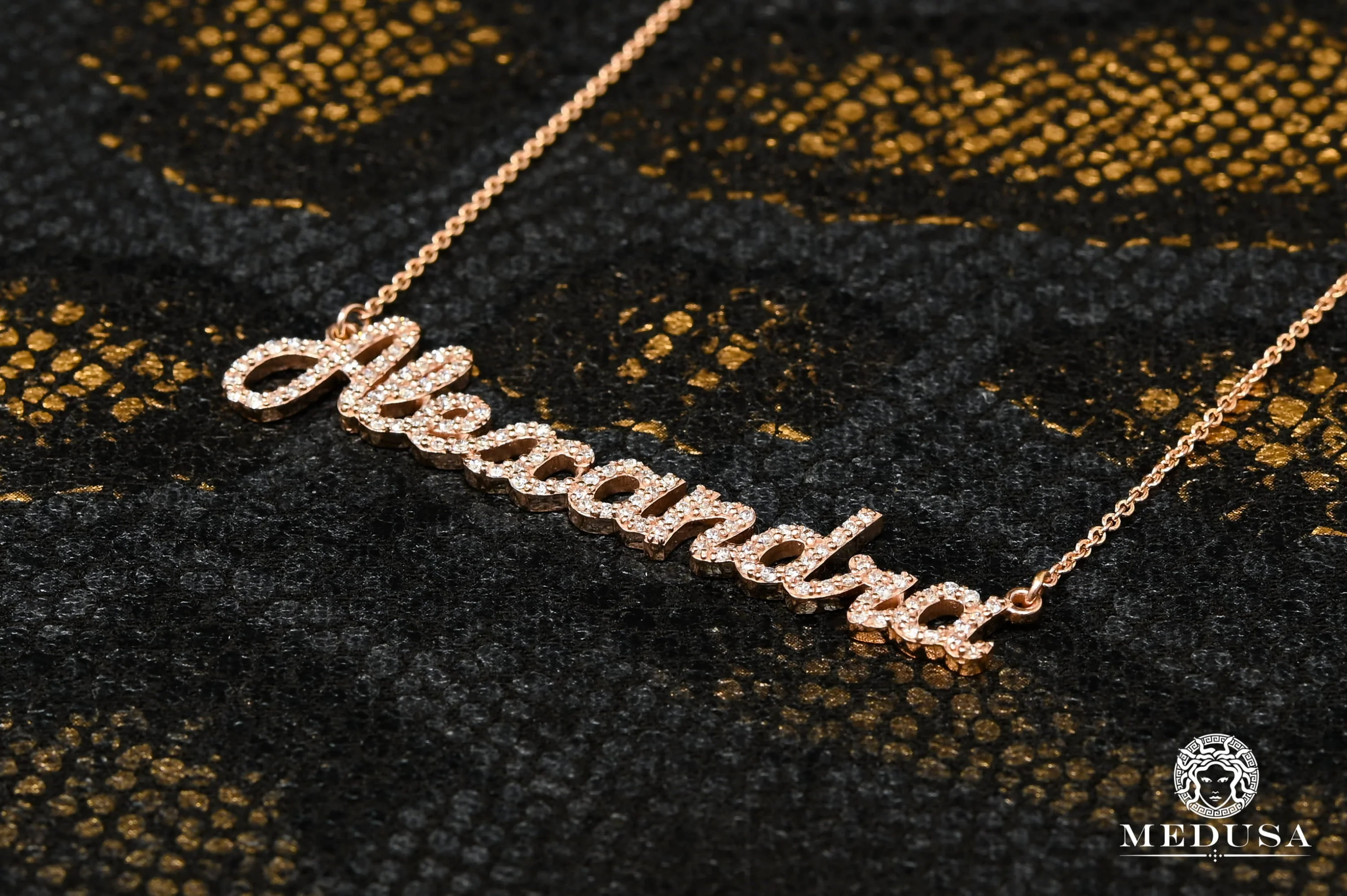 Custom Diamond Name Necklace - Image 6