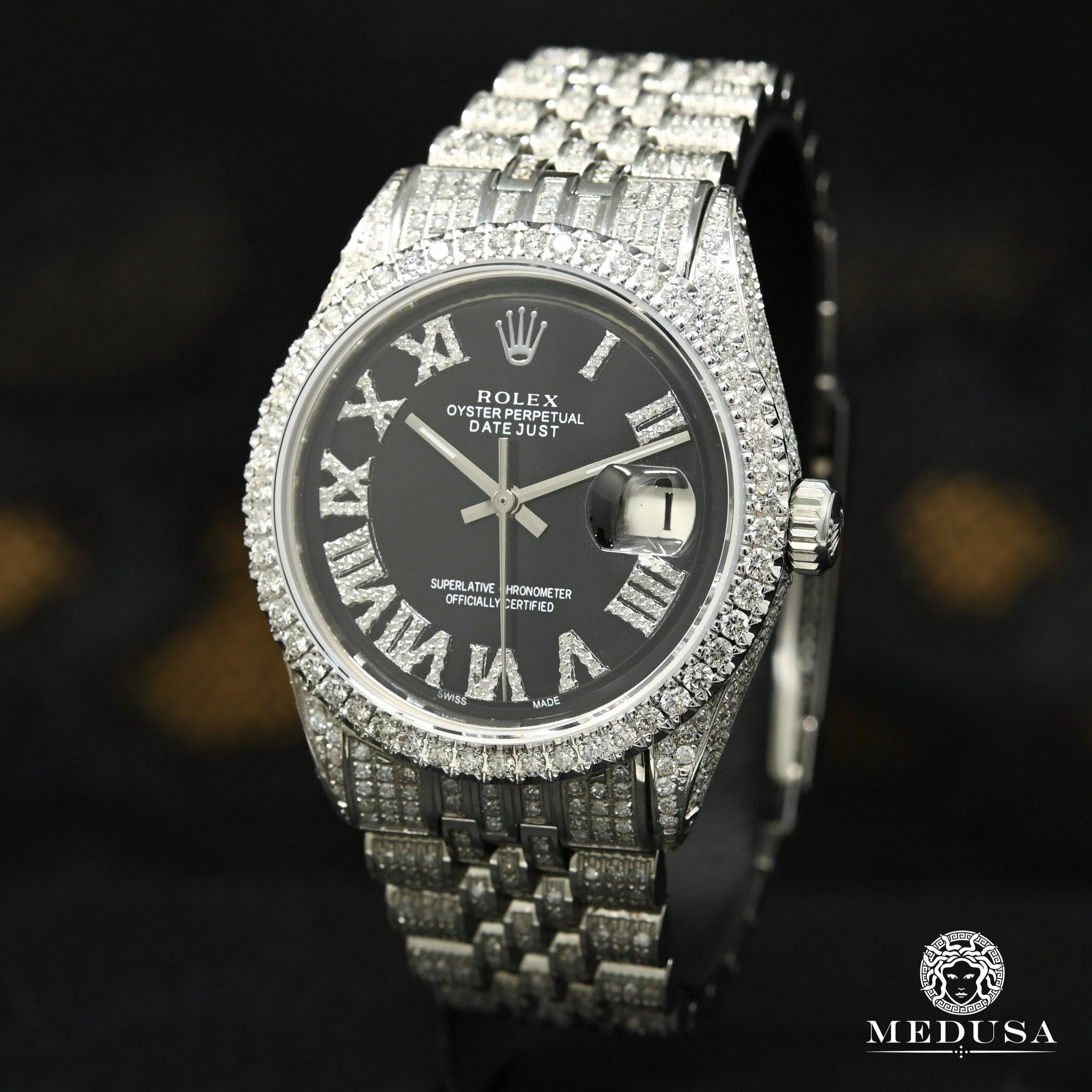 Rolex Datejust 36mm - Iced Out