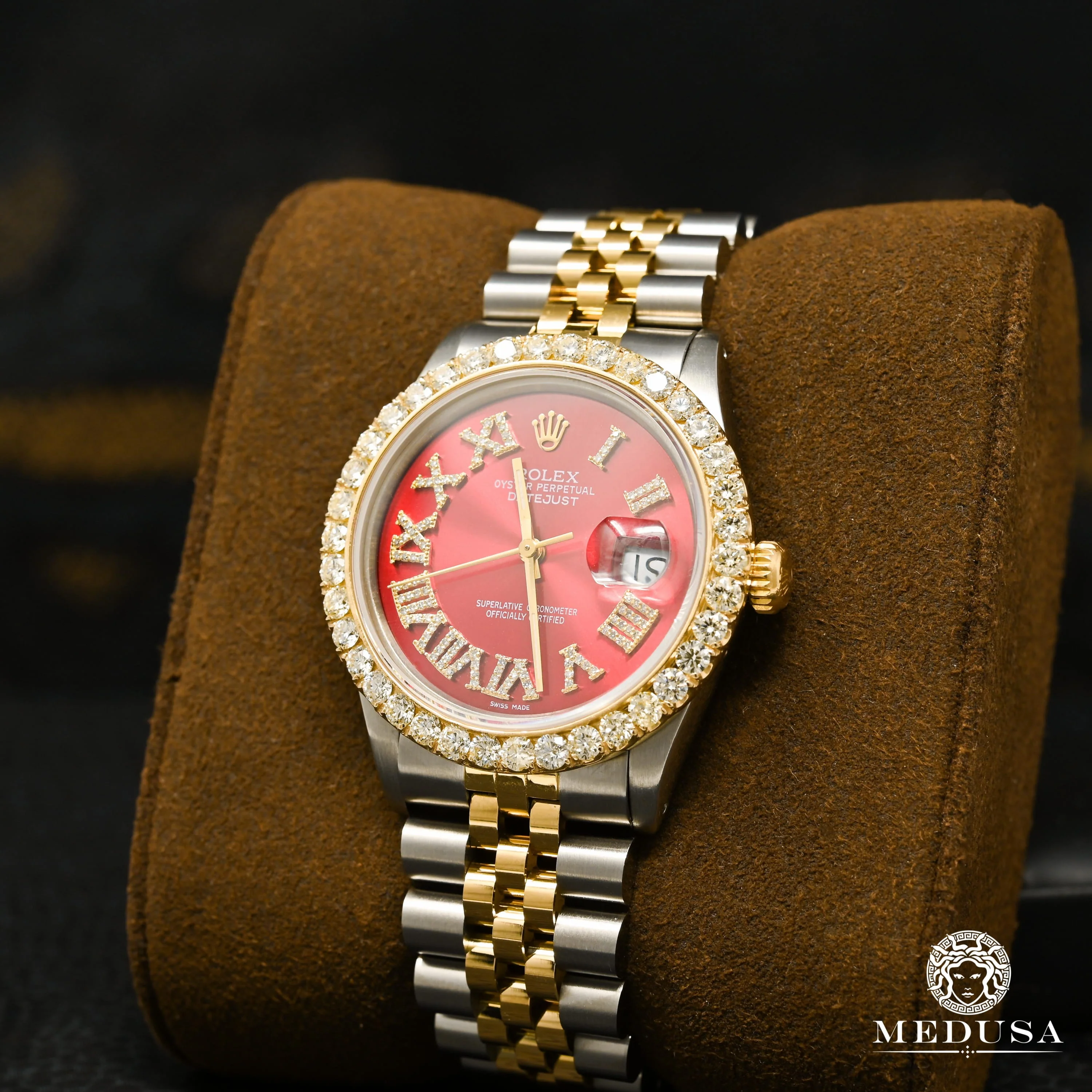 Rolex Datejust 36mm - Red Roman Numeral - Image 2