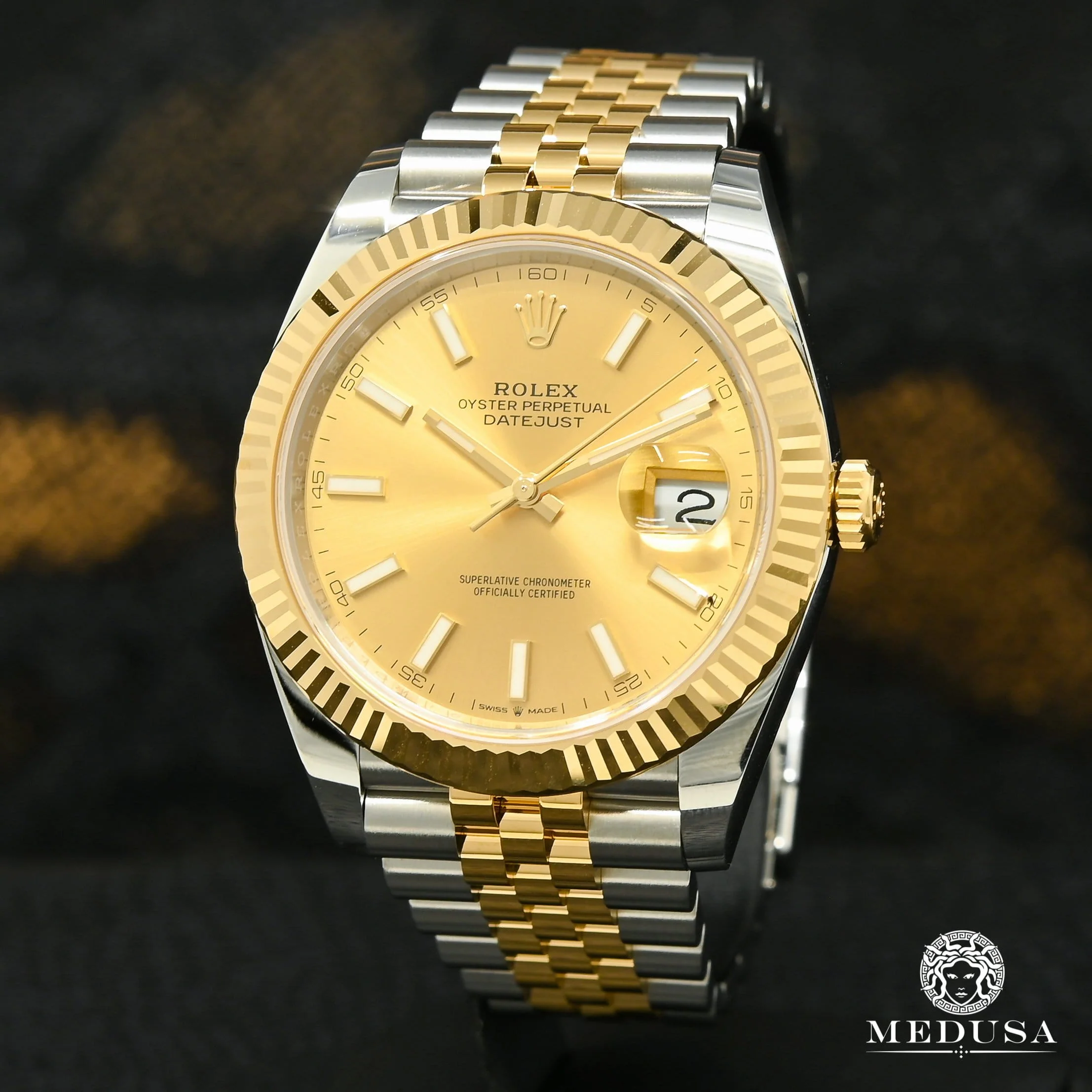 Rolex Datejust 41mm - Champagne Jubilee Fluted