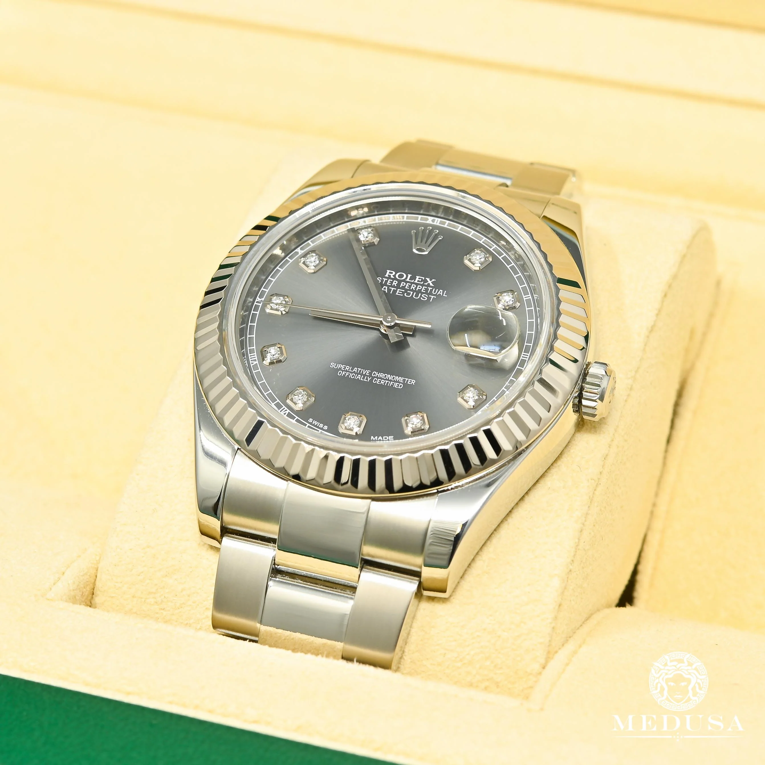 Rolex Datejust 41mm - Oyster Grey - Image 4