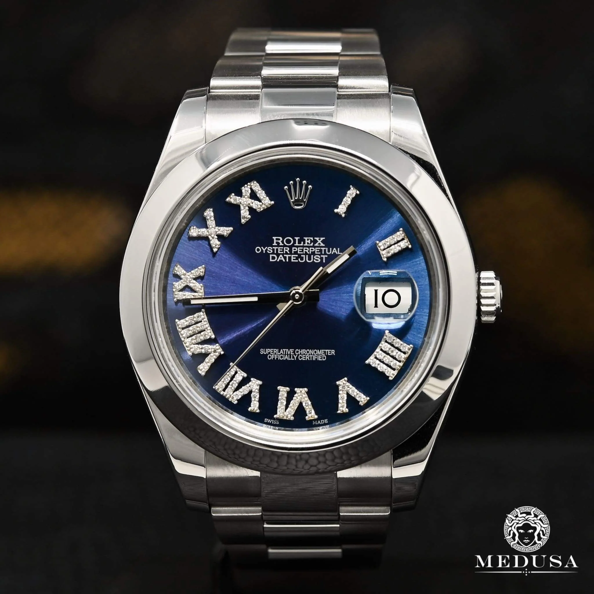 Rolex Datejust 41mm - Roman Blue - Image 2