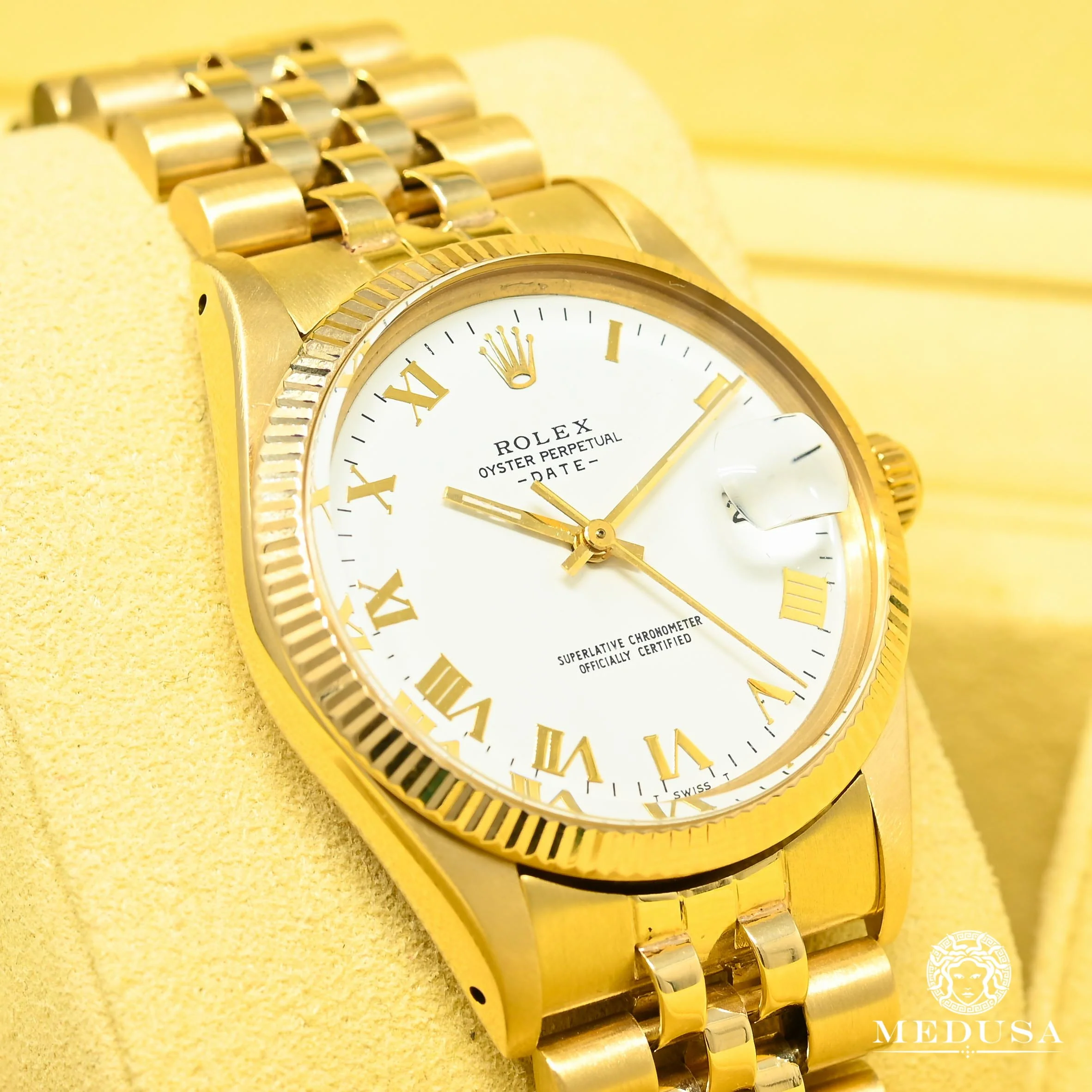 Rolex Gold Datejust 34mm - White - Image 3