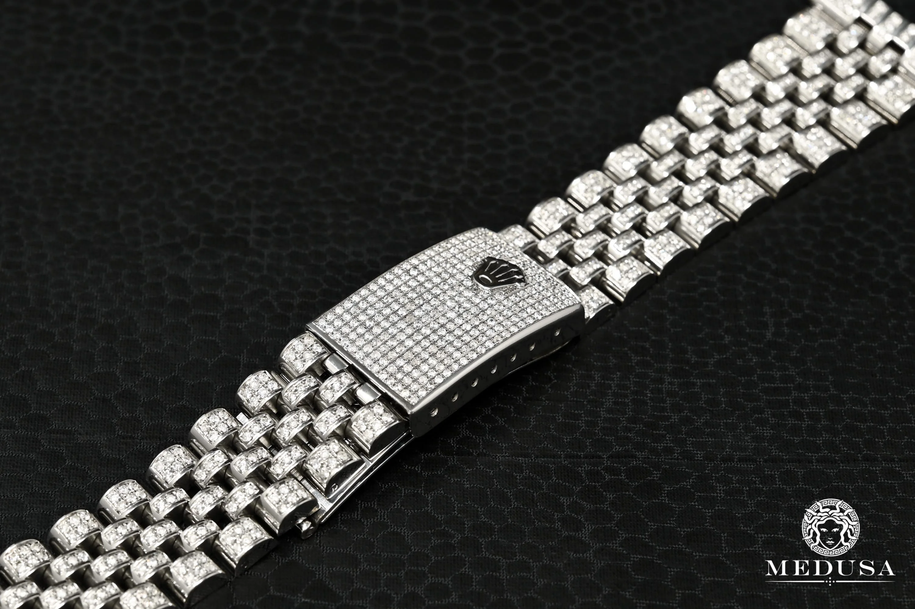 Rolex Jubilee Bracelet - Iced Out - Image 2