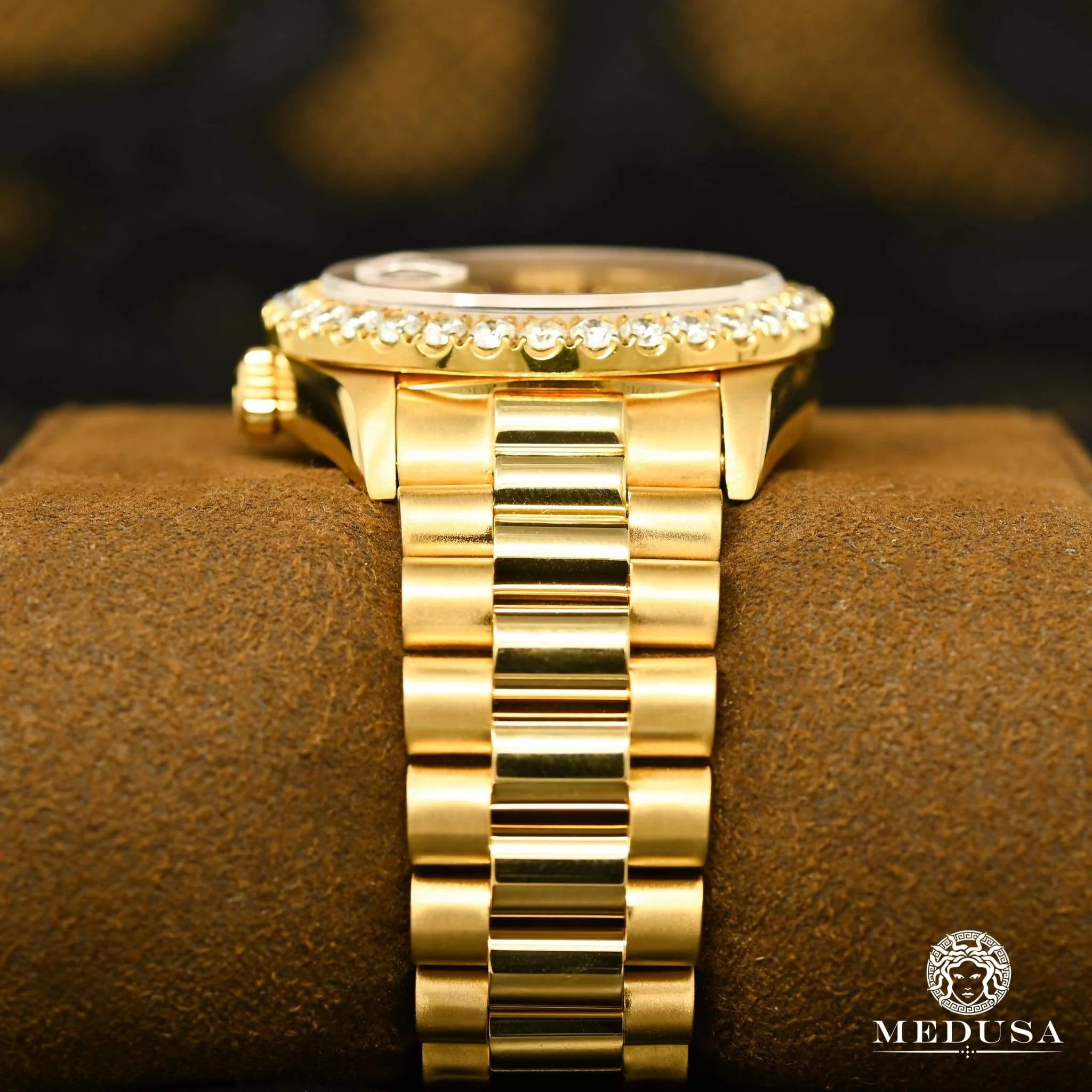 Rolex President Day-Date 36mm - Black Baguette  - Image 3
