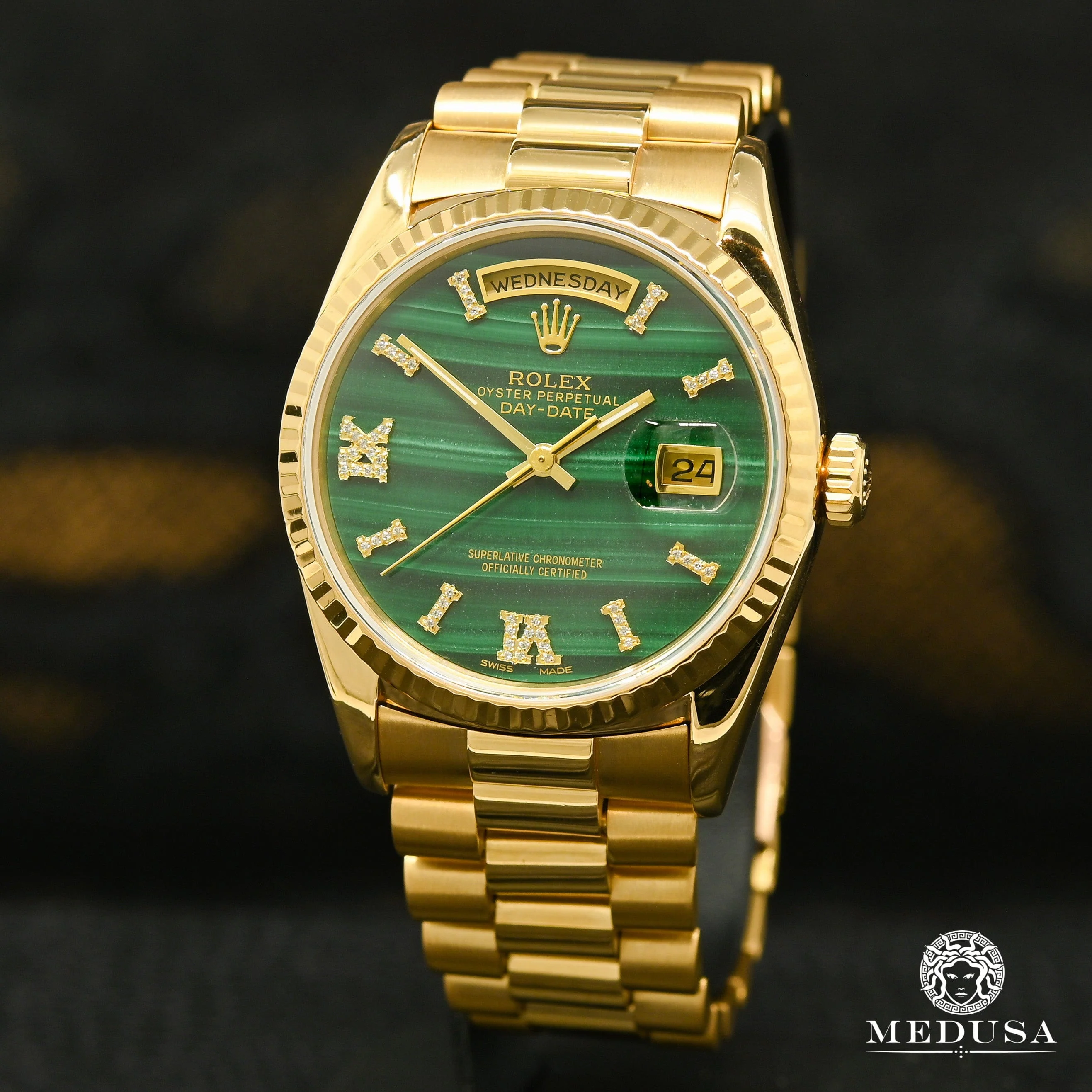 Rolex President Day-Date 36mm - Malachite