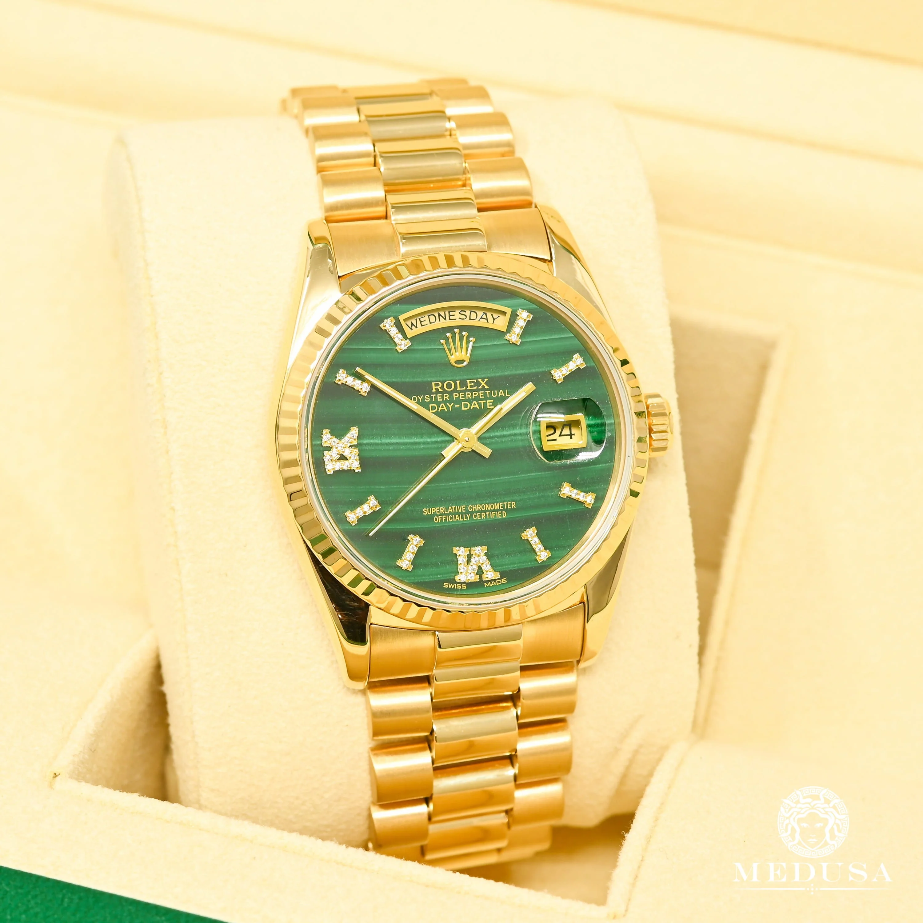 Rolex President Day-Date 36mm - Malachite - Image 3