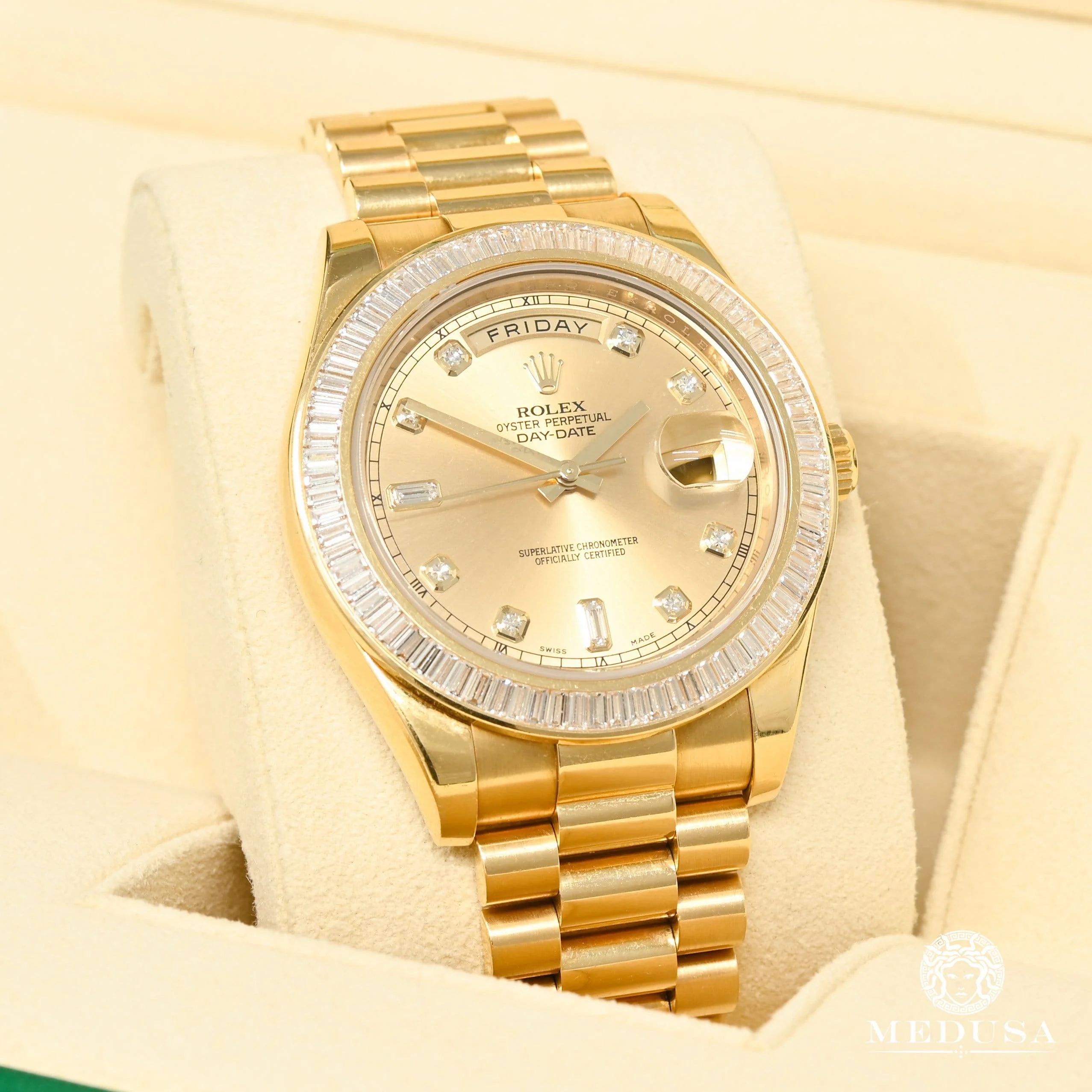 Rolex President Day-Date 41mm - Factory Baguette - Image 2